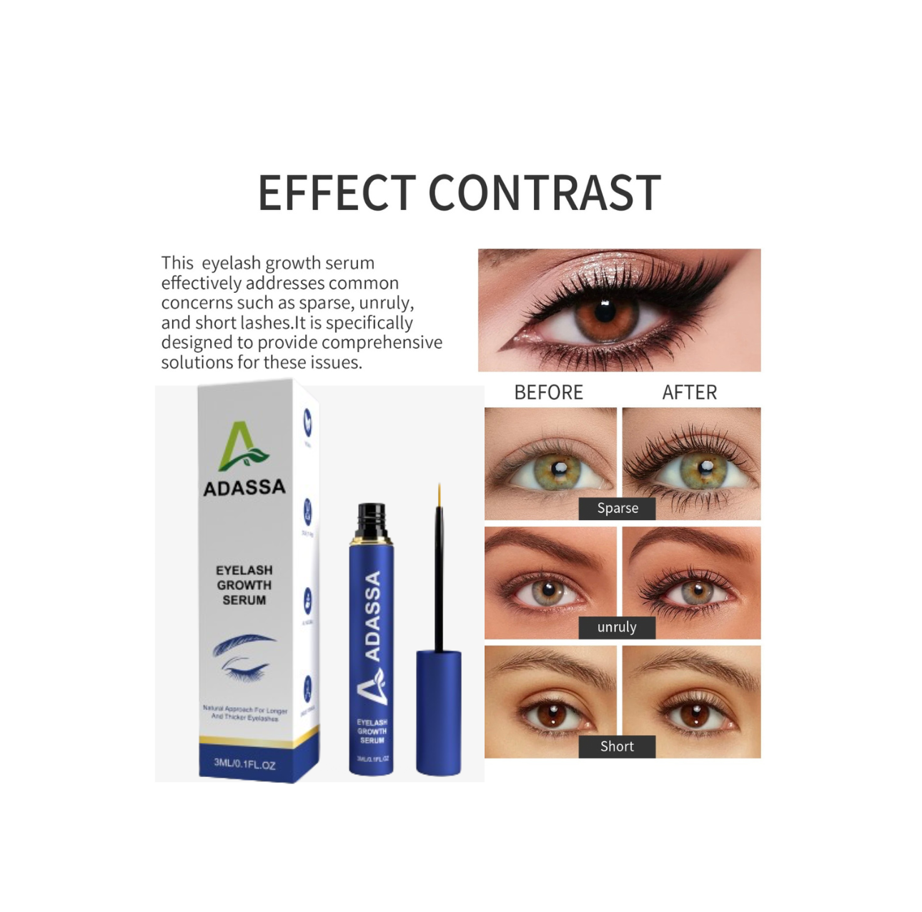 Adassa Eyelash Growth