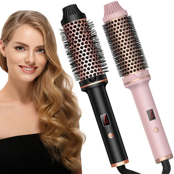 Professional Curling Iron Heated Anti-Scald Thermal Brush