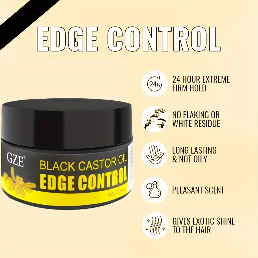 GZE African Black Castor Extra Hold Braid, Loc, Twist Gel