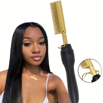 Multi Functional Electric Copper Comb Straightener